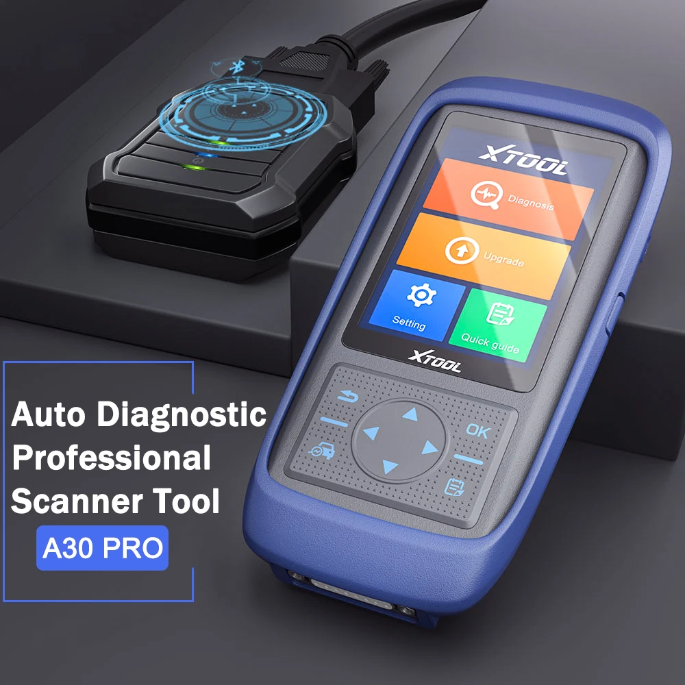 

XTOOL A30Pro OBD2 Code Reader Scanner for Full Diagnostic With 13 Reset Service Car Diagnostic Tool Multi-language Touch screen