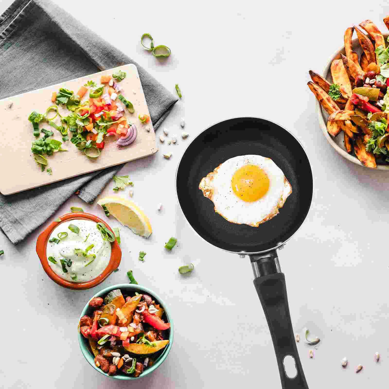 

Useful Omelette Steak Pan Kitchen Gadget Egg Skillet Practical Frying Pan Flat Frying Pan Camping Frying Pan Restaurant