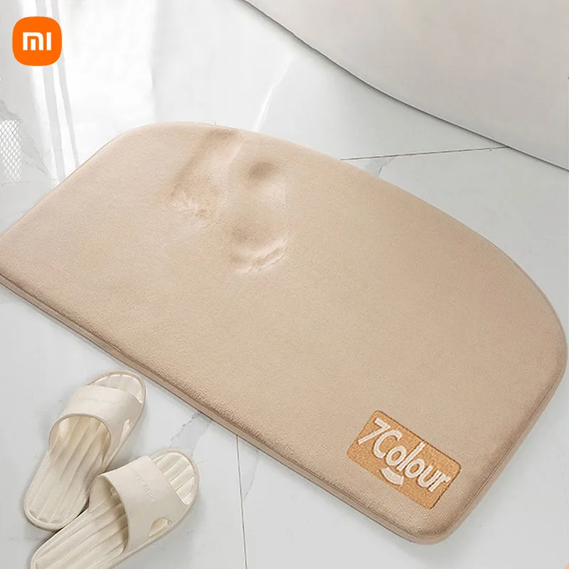 

Коврик для ванной Xiaomi Youpin, нескользящий белый напольный коврик на присоске, для дома, душа, ванной