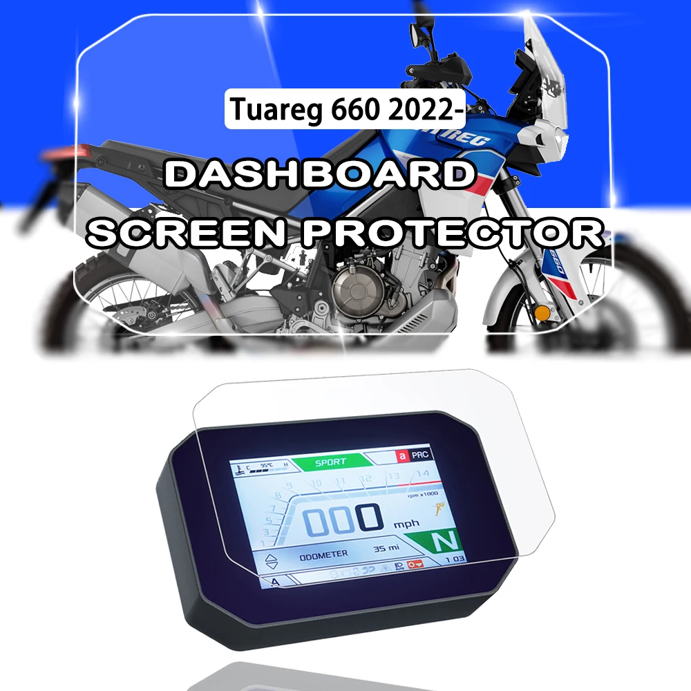 Tuareg 660 Accessories Dashboard Screen Protector for Aprilia Tuareg 660  TFT LCD Scratch Cluster Screen Protection Film
