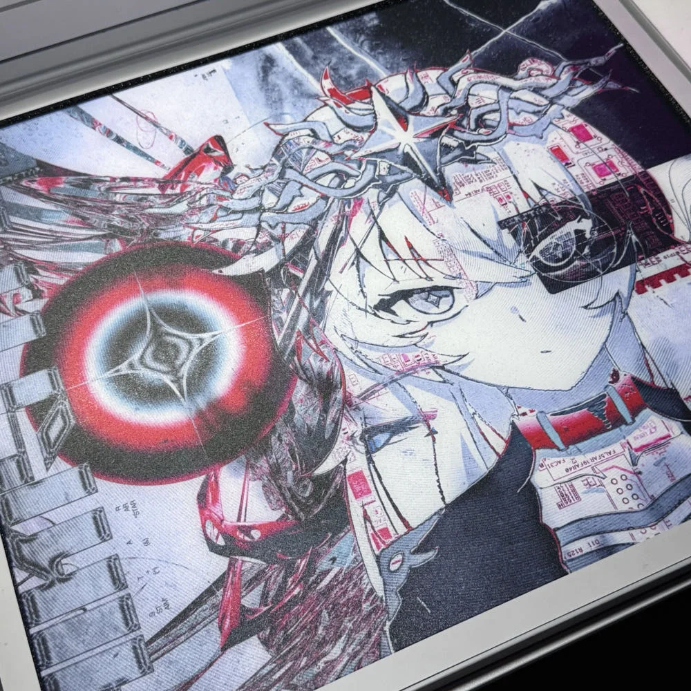 Фото Коврик для мыши Aimstar Overload из закаленного стекла с индивидуальным дизайном, аниме-тематика, для киберспорта, для игр в жанре FPS, настольный коврик, аксессуары для клавиатуры, DIY №4