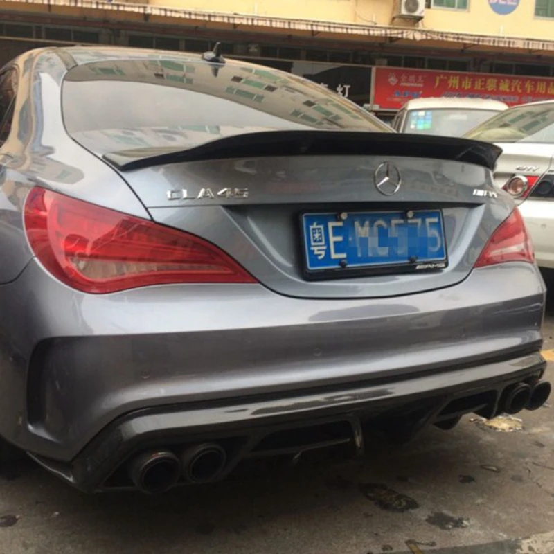 Спойлер для Mercedes CLA CLA45 W117 C117 из углеродного волокна задний спойлер багажника cla 200