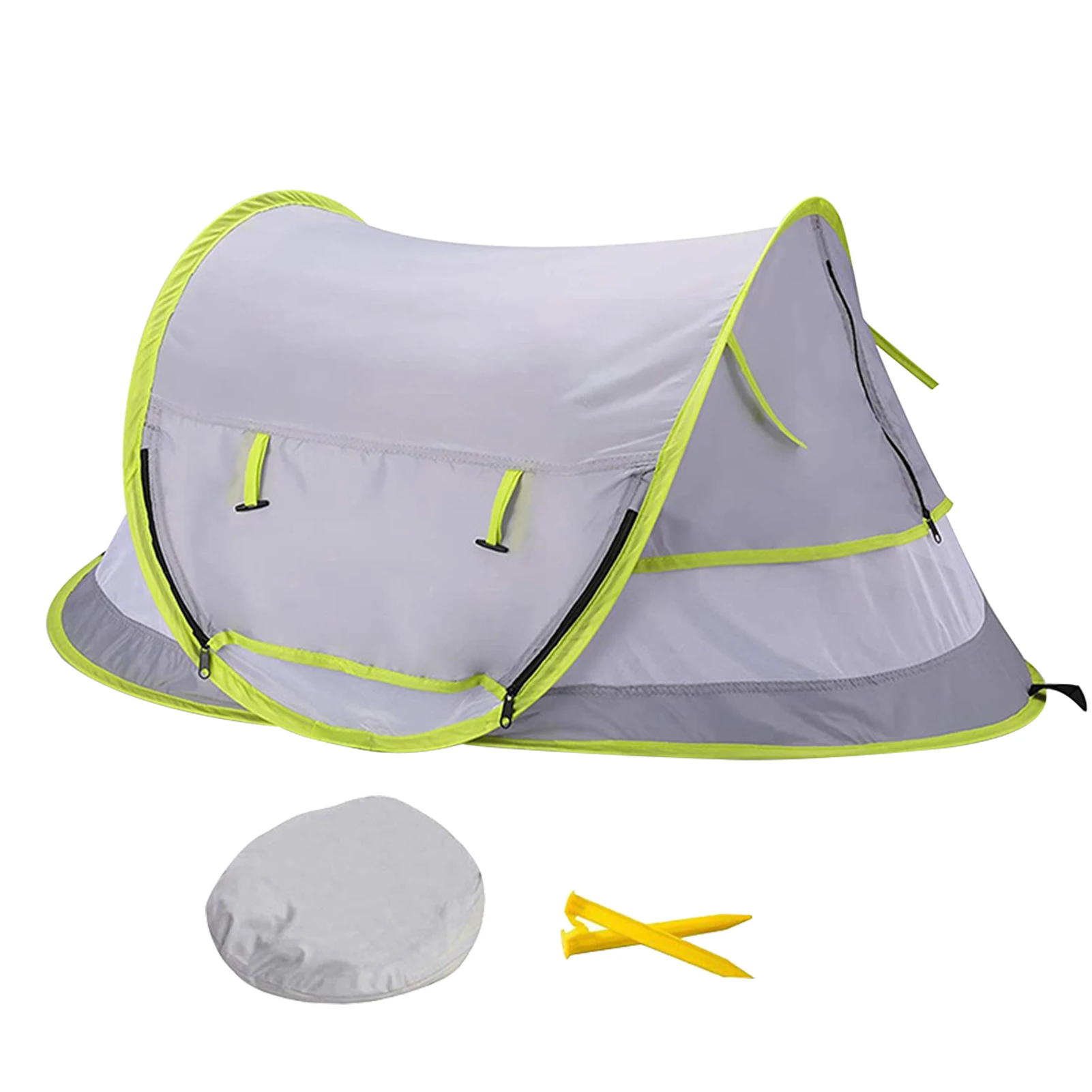 

Lightweight For Kids Portable Fishing UV Protection Travel Sun Shelter Beach Tent Outdoor Camping Easy Setup With Storage Bag