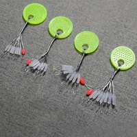 fishing tackle accessories soft silicone transparent fishing bobber stopper oval cylinder beads stoppers 100pcspack