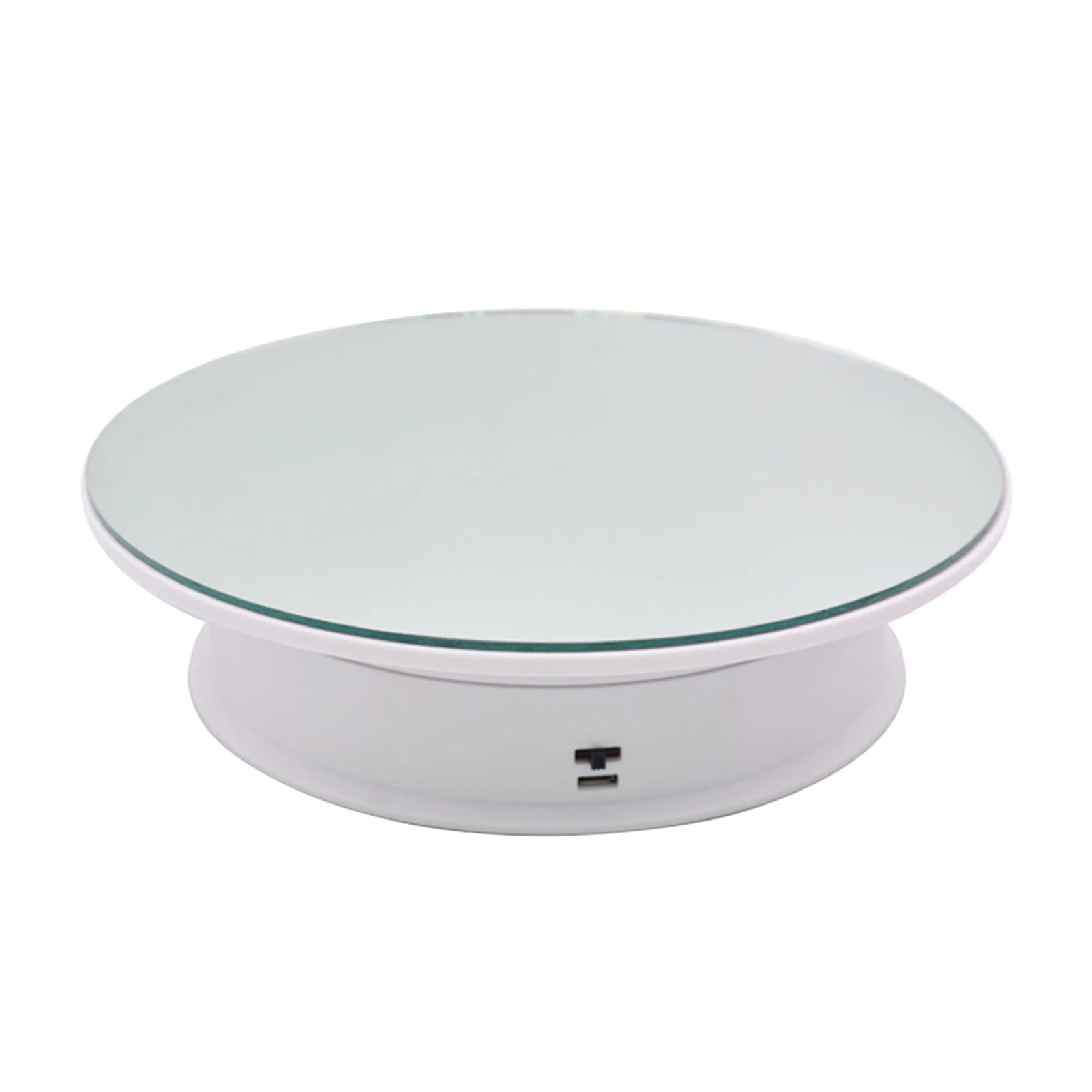 

Shop USB Rechargeable Electric Props Automatic Rotating Display Stand Photography Turntable 360 Degree Rotation Speed Adjustable