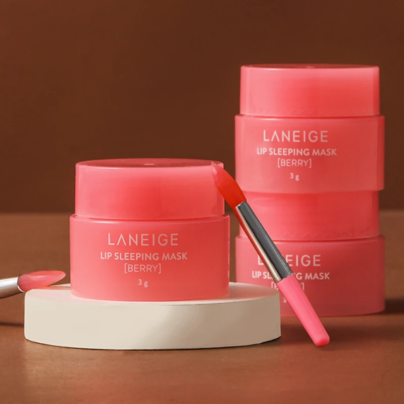 

Laneige 3g Berry Lip Blam Korea Lips Sleep Mask Night Care Hydrated Maintenance Pink Lips Whitening Cream Nourish Moisturizer