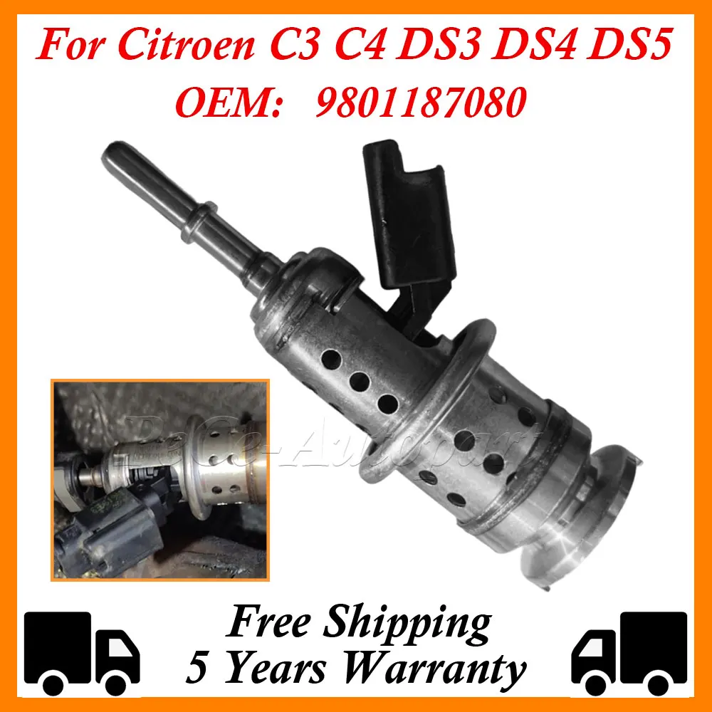 Клапан топливной форсунки 9801187080 Для Citroen C3 C4 DS3 DS4 DS5 Berlingo Peugeot 208 301 308 508 2008 3008 5008