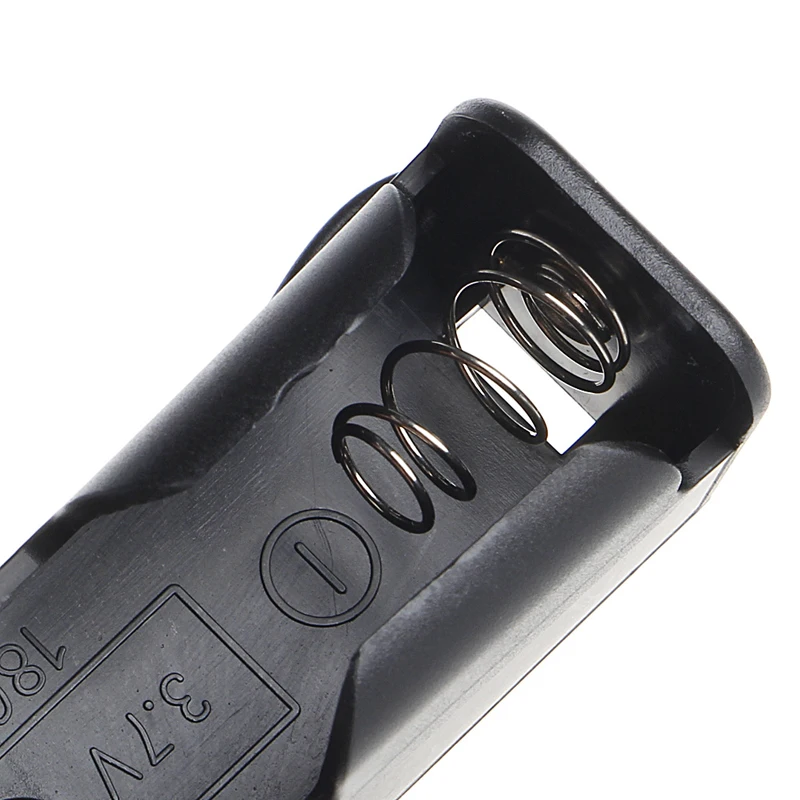 

32GC 5 Pcs 18650 Rechargeable Battery 3.7V Clip Holder Box Case With Wire Lead