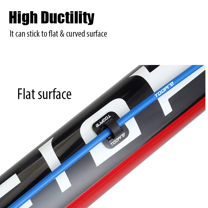 Велосипедный держатель для кабеля направляющий зажим клейкий алюминиевый сплав