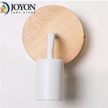 Nordic Wood Wall Lamp Sconce E27 Retro Bedside Vintage Indoor Lighting Bedroom Living Room for Home Decor LED Wall Light Fixture