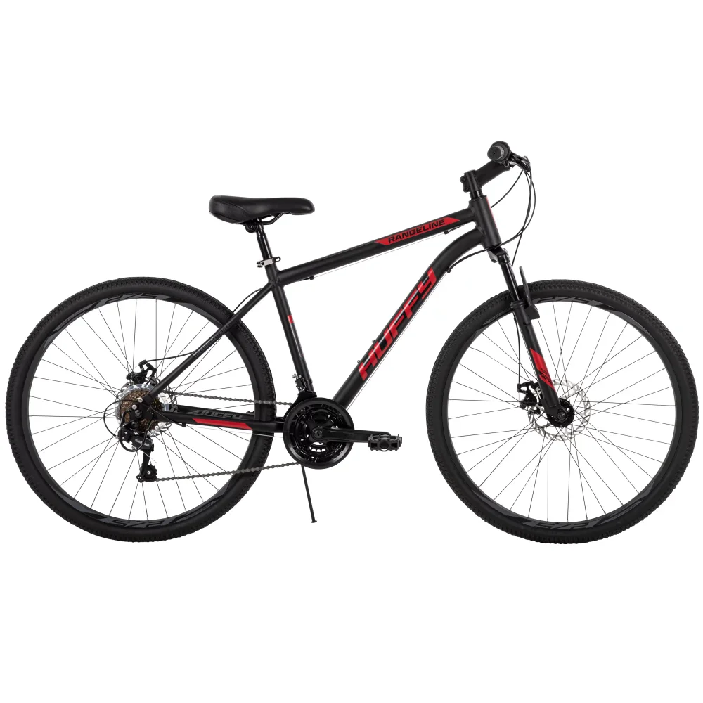 

27.5 In. Men's Mountain Bikes Black and Red Bicycle Freight Free Road Bike Cycling Sports Entertainment