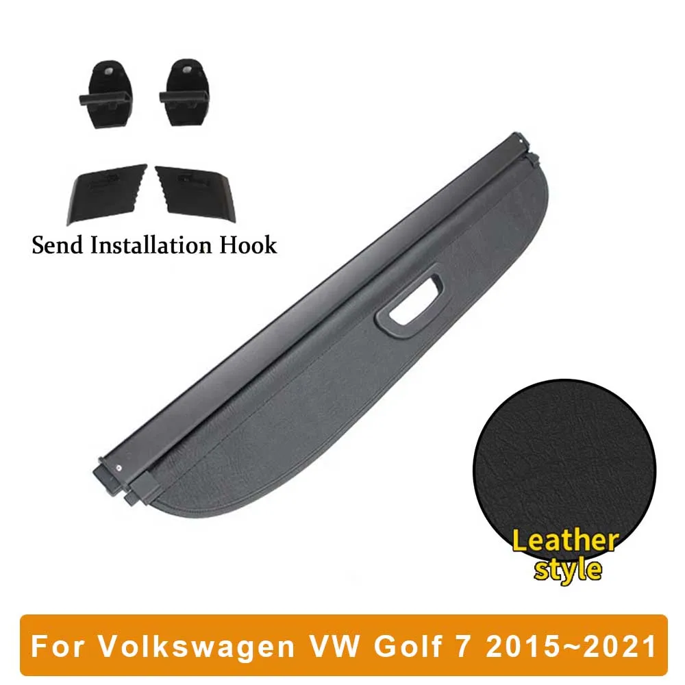 

Багажник багажника для Volkswagen VW Golf 7 2015-2021 2016 2017 2018 2019 2020, задняя перегородка для багажа, Защитная крышка для конфиденциальности, затеняющая штора, аксессуары для интерьера