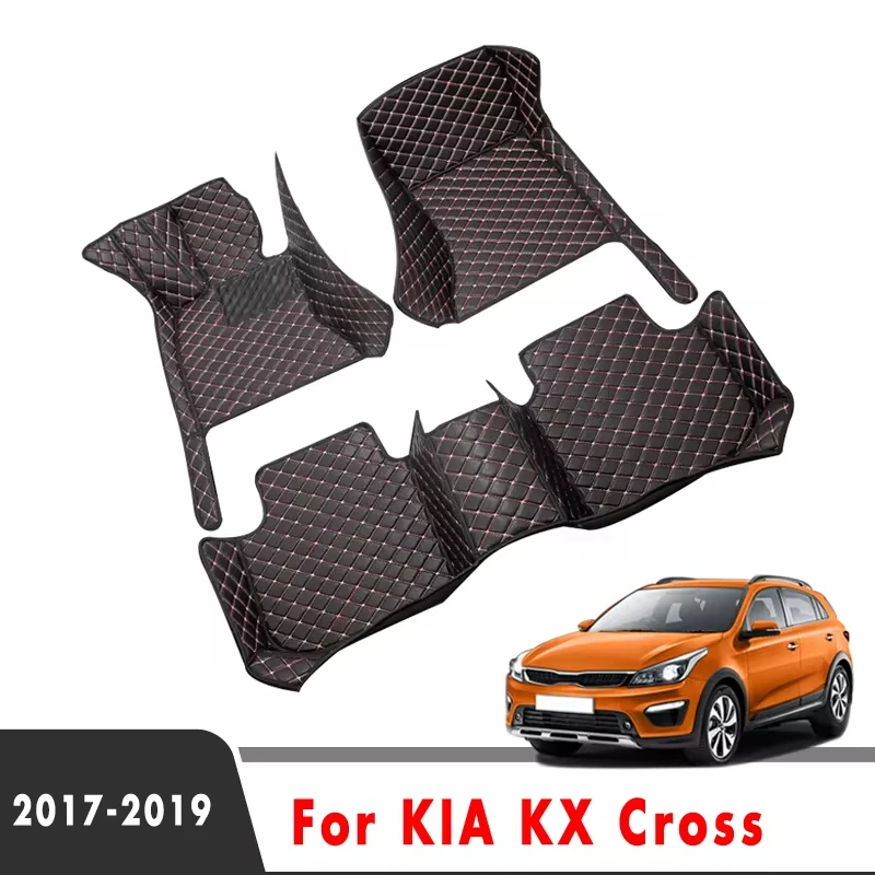 Автомобильные коврики для KIA KX Cross K2 Rio 2019 2018 2017 водонепроницаемые защитные