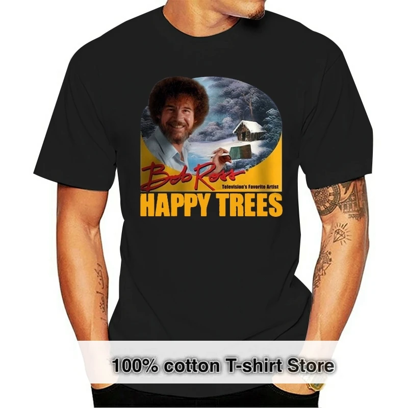 

Футболка Bob Ross из 100% хлопка