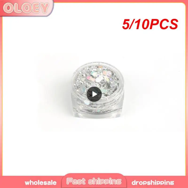 

5/10 шт., лазерные блестки для украшения ногтей