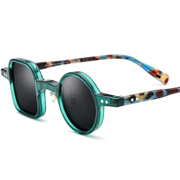 

2022 New acetate men's personalized sunglasses women's fashionable outdoor anti ultraviolet sunglasses