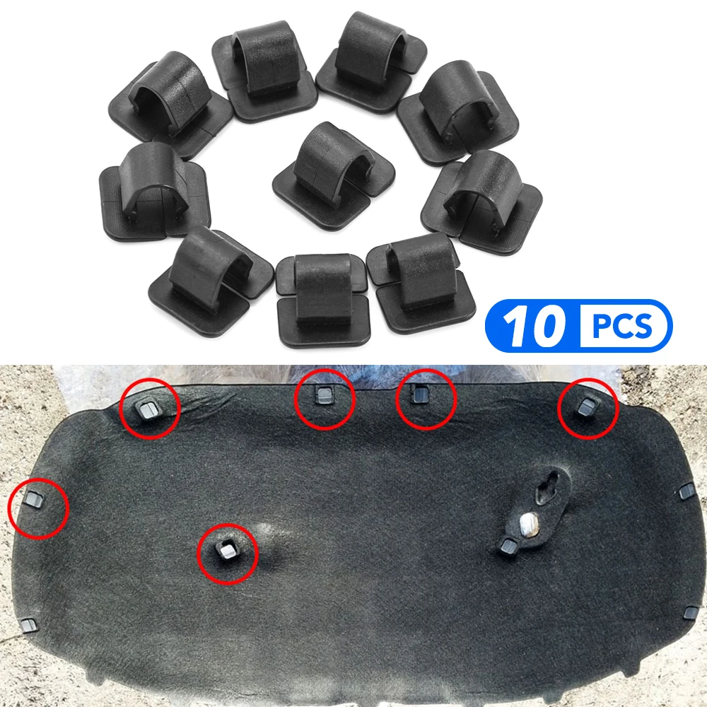 10 шт. автомобильные зажимы для Ford Fiesta Focus Fusion Ranger Explorer Escape Kuga Mondeo Ecosport - купить по