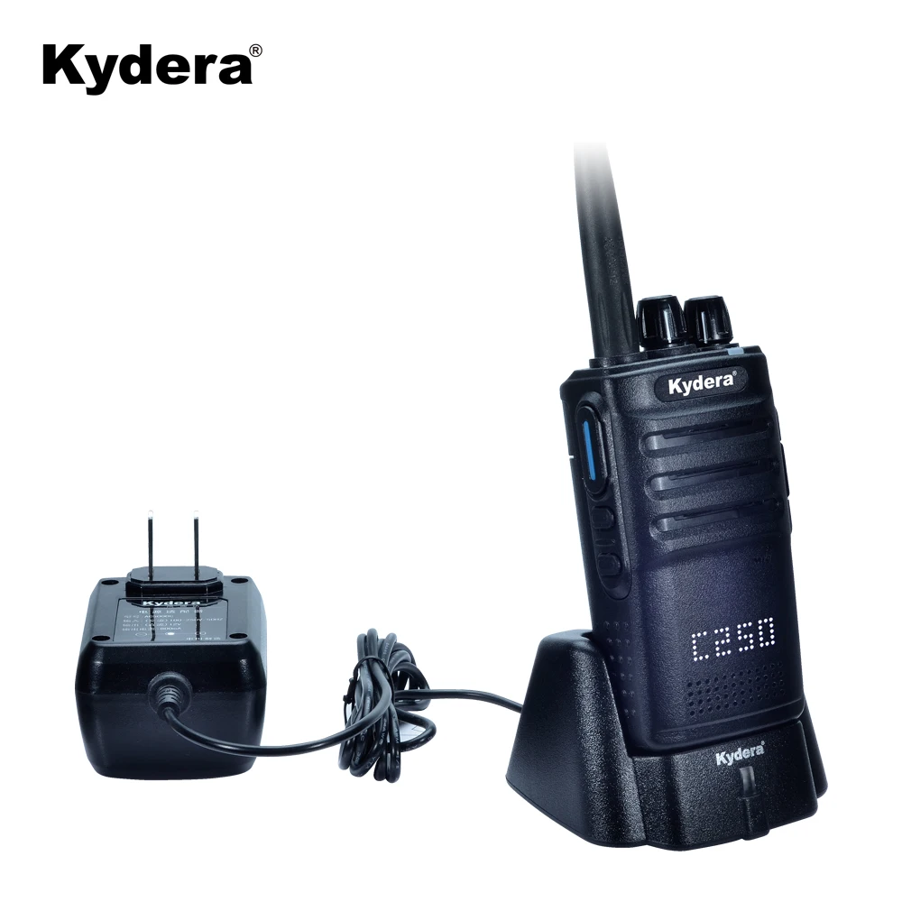 Kydera DR500 Портативный FM-радиопередатчик DMR 5 Вт со светодиодным дисплеем Рация с