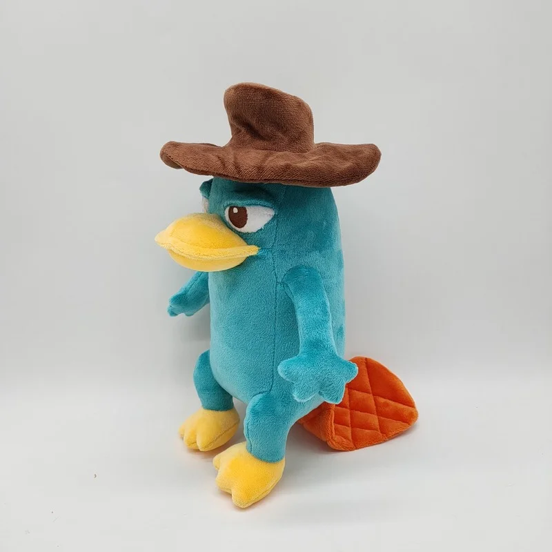 Фото Игра Perryed Of the Platypus, плюшевая игрушка, 25 см, зеленая плюшевая кукла, мягкие набивные животные, плюшевые игрушки для детей, подарки для детей №3