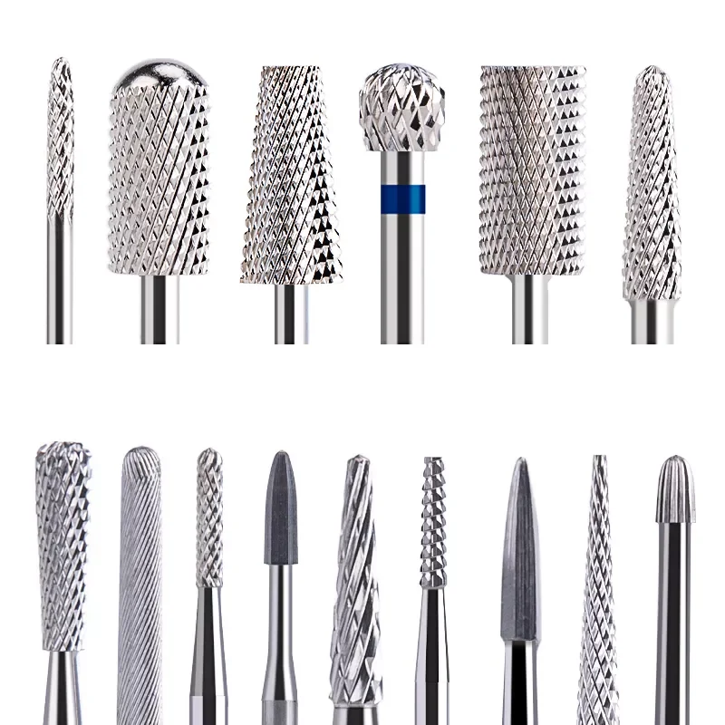 

Dmoley Tungsten Carbide Nail Drill Bit Electric Nail Mills Cutter for Manicure Machine Nail Accessories