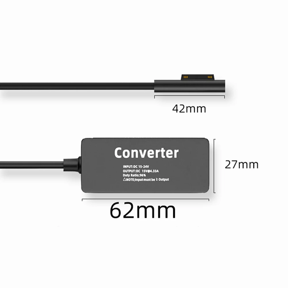 15V 65W Power Charger Converter Adapter Overload Protection PD Fast Charging Cable for Microsoft Surface Pro 8/7/6/5/4/3/GO/BOOK images - 6