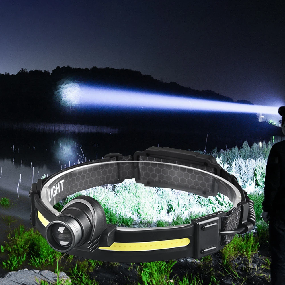 Многофункциональный светодиодный налобный фонарь водонепроницаемый с быстрой