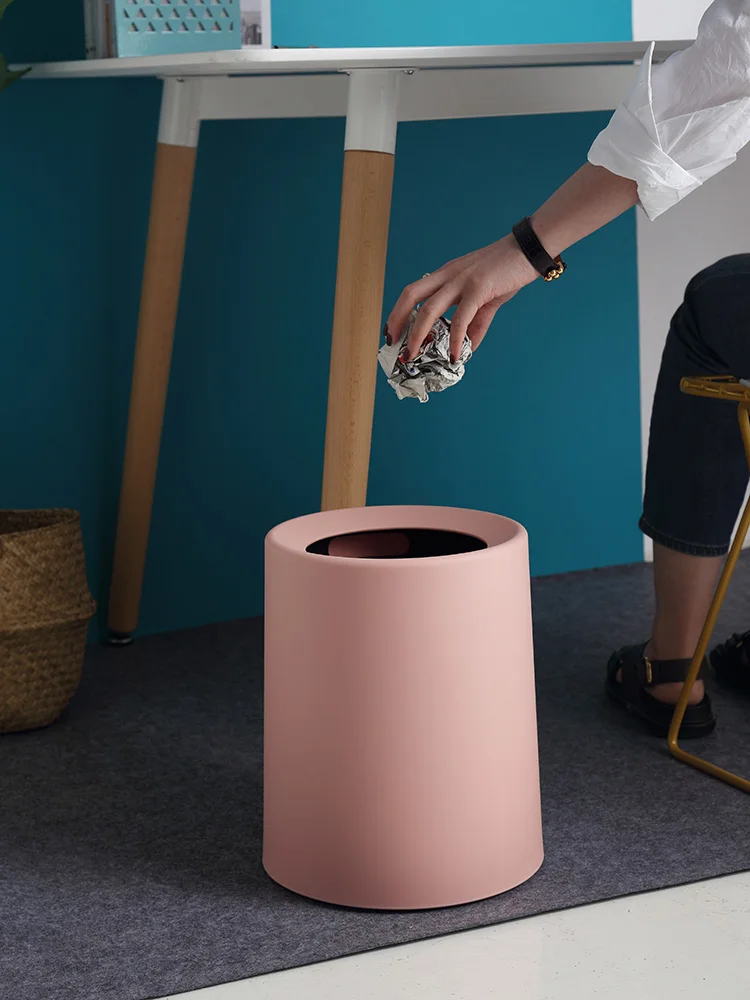 Двухслойная пластиковая мусорная корзина 8/12 л |