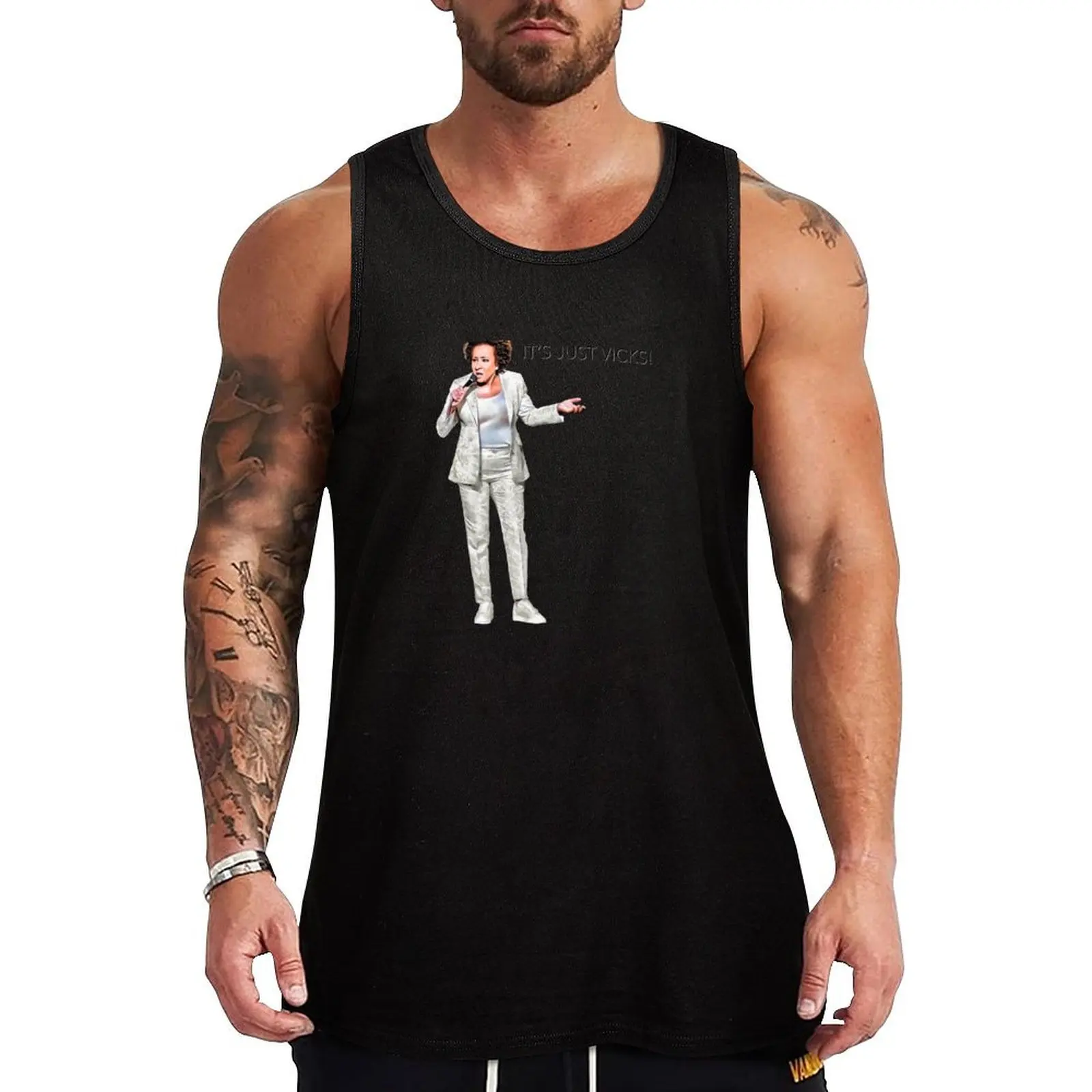 Wanda Sykes Майки из хлопка мужские спортивные