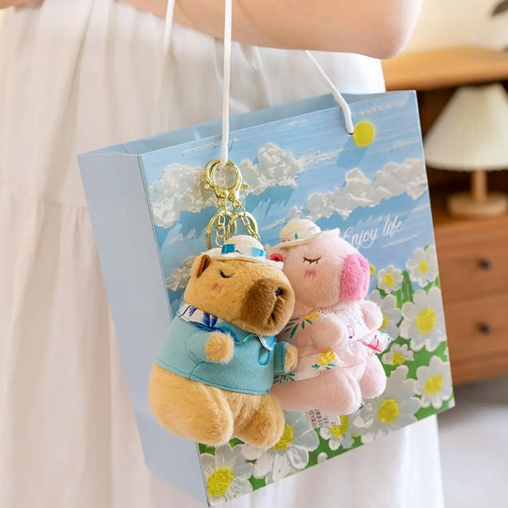 Мультфильм аниме капибара плюшевые брелки морская свинка подарок игрушка