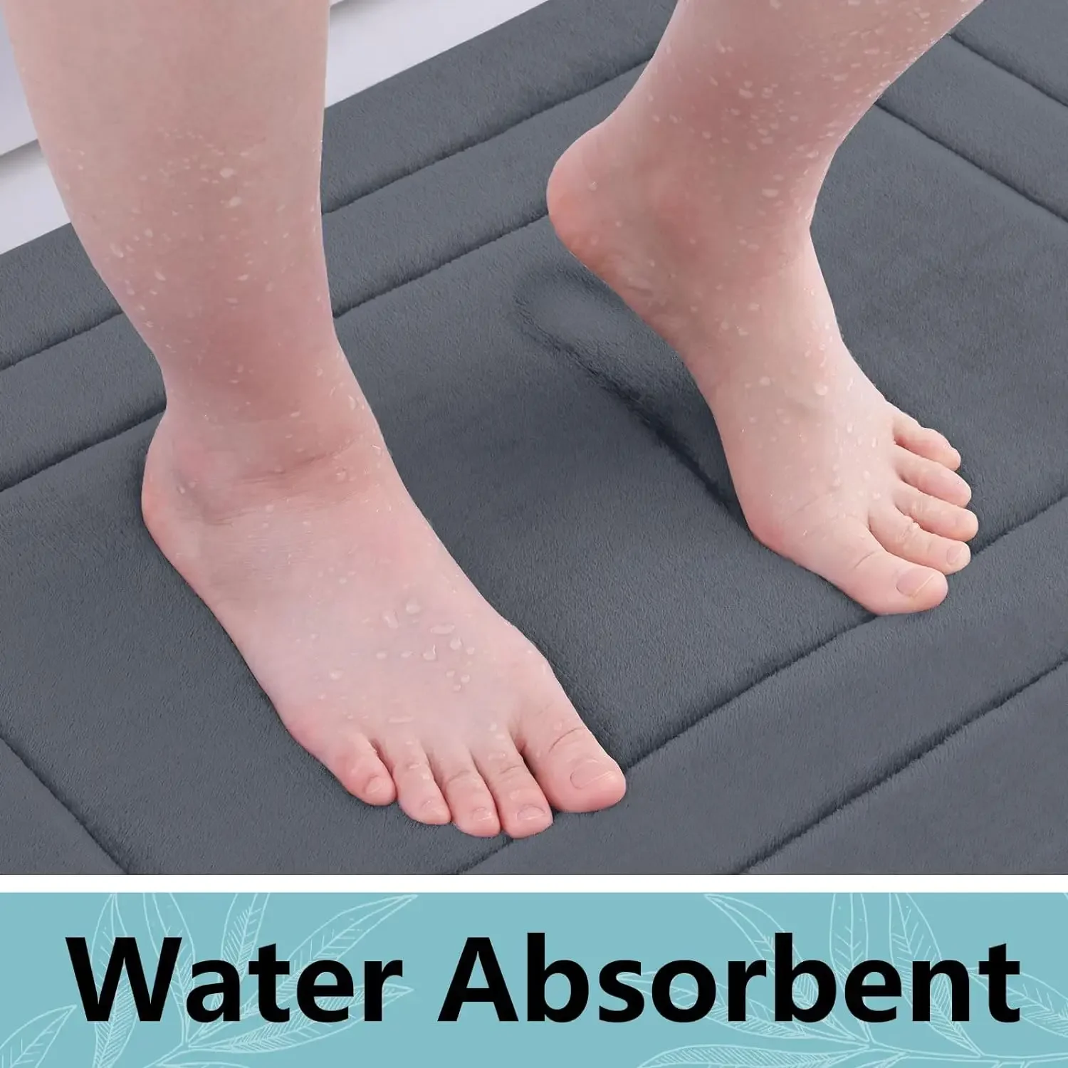 Коврик губчатый напольный для спальни 1 шт. супер мягкий Противоскользящий