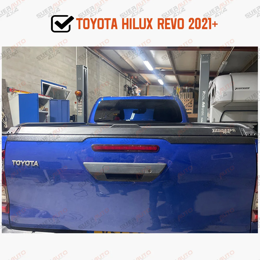 

Защитная накладка на заднюю дверь для Toyota Hilux Revo 2015-2020, 2021-2024, матовый черный цвет, аксессуар для автомобиля