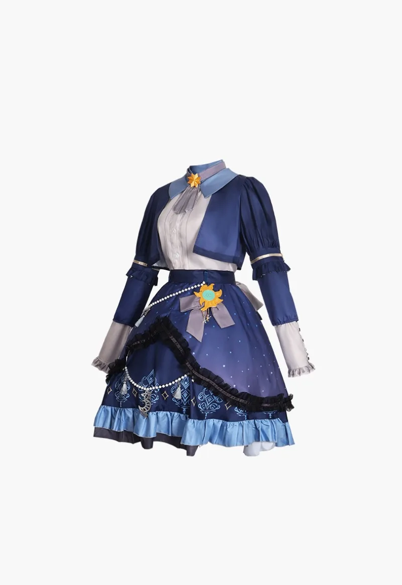 Фото Красочное платье со звездами PJSK для Akiyama Mizuki Shinonome Ena Asahina Mafuyu, костюм для косплея YOISAKI KANADE, одежда на Хэллоуин №4