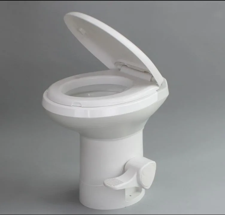 

portable toilet camping toilet plastic Foot-operated RV outdoor toilet for caravan