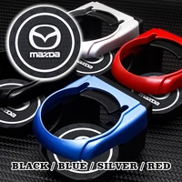 car logo water cup holder car air outlet drink holder with coaster for mazda 3 axela 2 speed 6 atenza mx5 323 cx5 cx30 etc