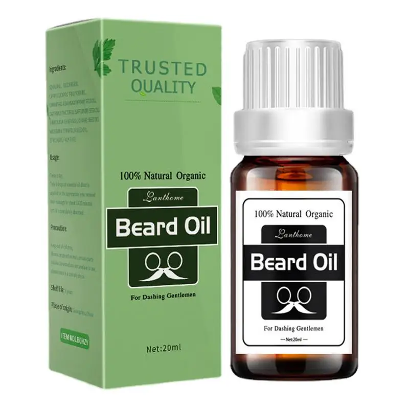 

Grooming Beard Oil Natural Grooming Oil For Men Beard 20ML Male Beard Care Supplies For Repairing Moisturizing Nourishing And