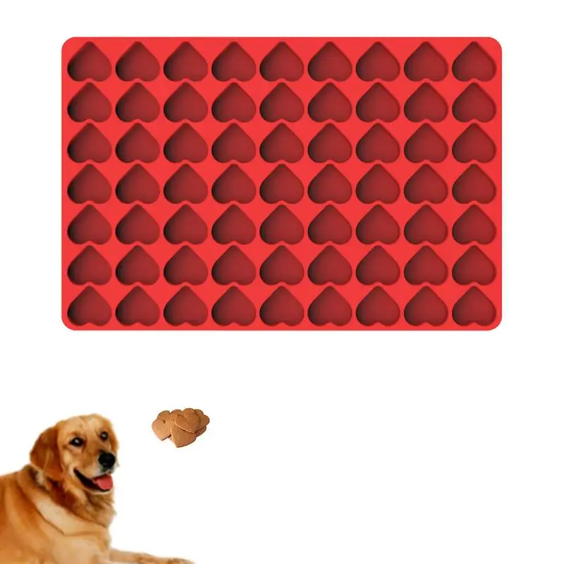 

Dog Treat Molds Silicone Silicone Baking Mat Non-Stick Pet Treats Baking Mold Chocolate Candy Moulds Homemade Cookie Making Tool