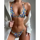 Женские Дизайнерские комплекты с заниженной талией, купальник с лямкой на шее, сексуальный летний купальный костюм, бразильское Монокини 2022