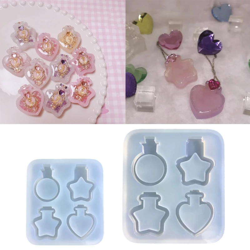 

Silicone Shaker Molds Resin Casting Shaker Mold Jewelry Pendant Making Mould