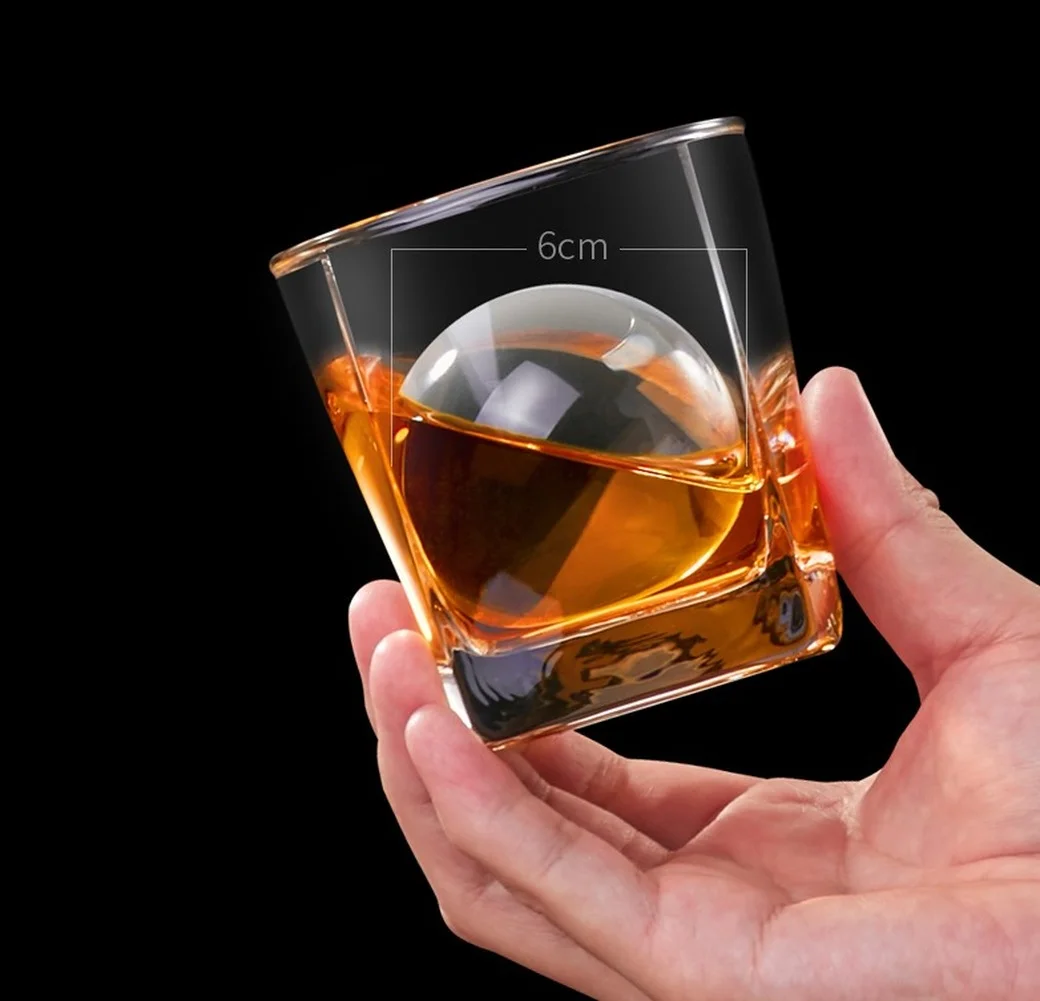 

Crystal Clear Ice Ball Maker Ice Ball Press Spherical Whiskey Tray Mould Bubble-Free Ice Cube Maker Diamond Skull Ice Box Mold