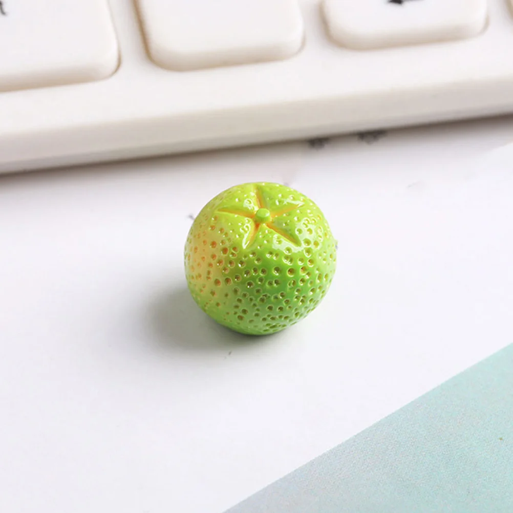 25 шт. эмуляционные фруктовые игрушки декор изделия из смолы украшения подвески