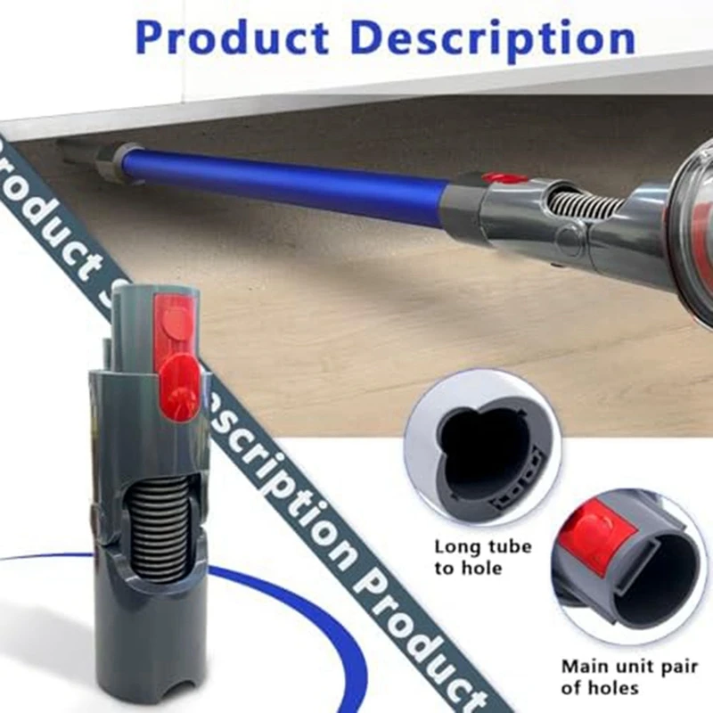 Фото Адаптер для Dyson V15, V11, V10, V8, V7, адаптер с низким уровнем яркости для Dyson, Соединительный адаптер для пылесосов Dyson, аксессуары №2