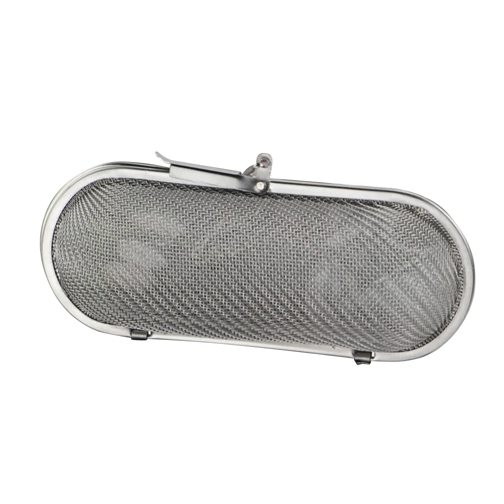 Oval Shape Infuser Fine Mesh Loose Tea Strainer With Chain For Household Stainless Steel Ball Coffee Residue-Filter