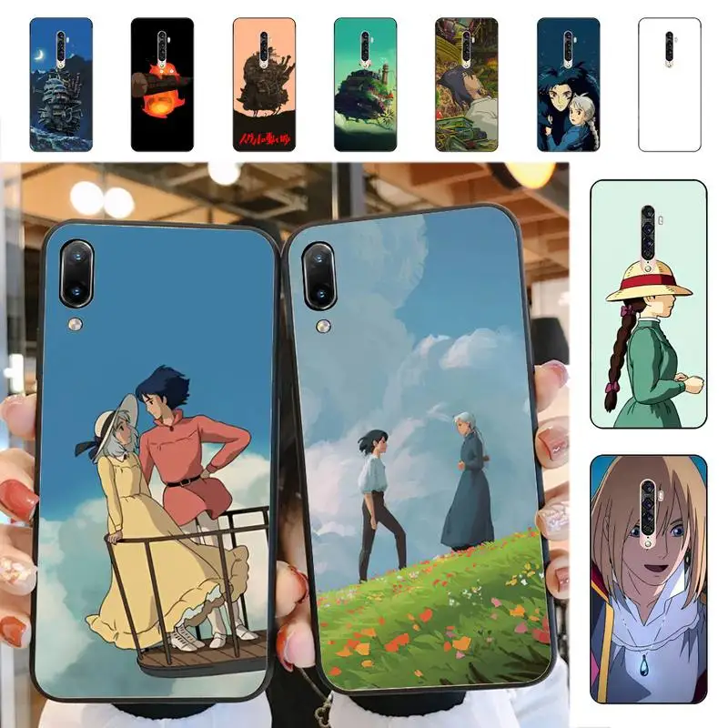 

Anime Howl's Moving Castle Phone Case for Redmi 8 9 9A for Samsung J5 J6 Note9 for Huawei NOVA3E Mate20lite cover