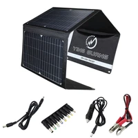 folding solar panel 12v 18v monocrystalline dual usb portable foldable solar panels charger for phone battery
