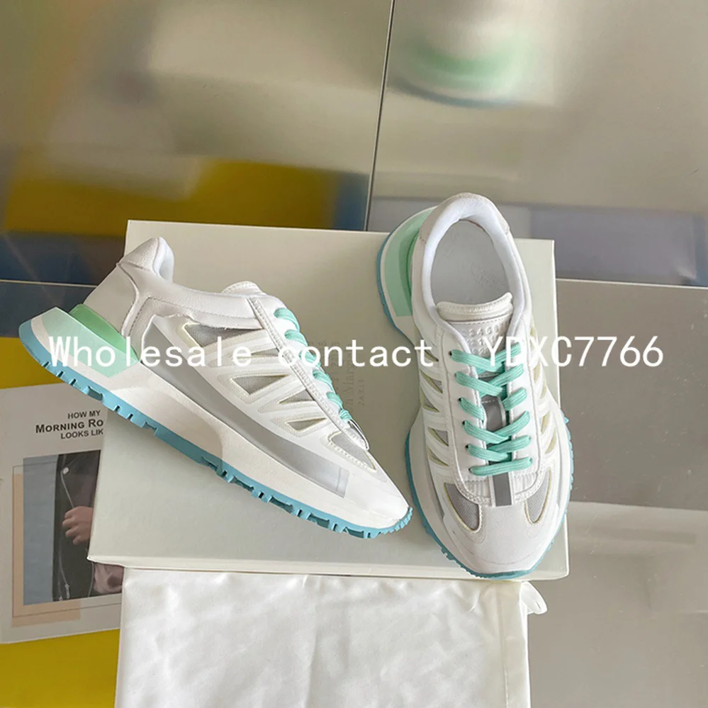 New muffin thick soled dad shoes leisure sports running shoes in spring and autumn small white shoes for men and women sneakers