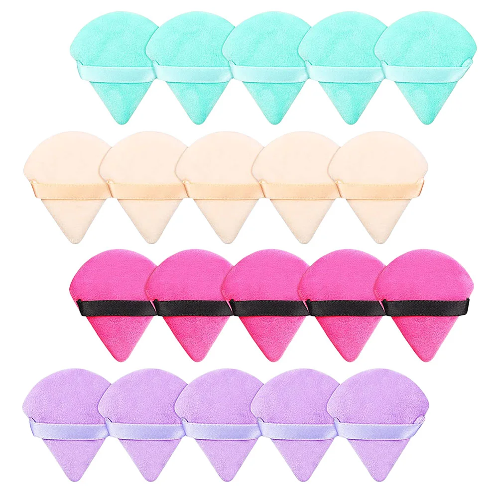 

Powder Puff Makeup Sponge Puffs Beautycosmetics Loosetriangle Cushion Spongesgirl Foundation Pad Pads Power Corners Easy Tools