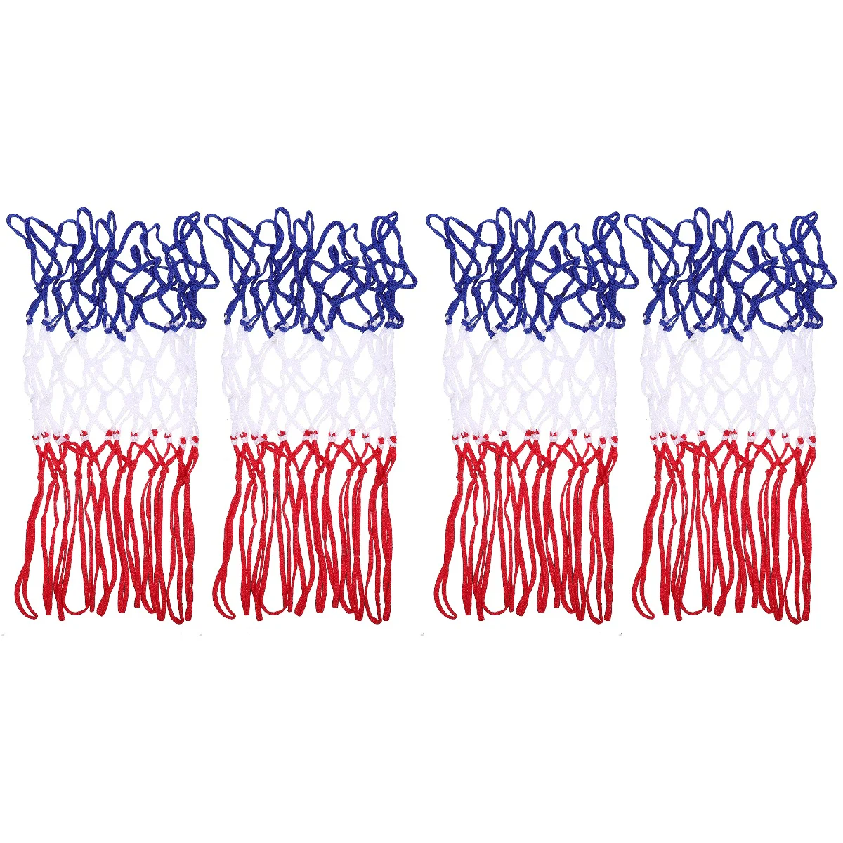 

Net Basketball Hoop Replacement Accessories Red Braided White Blue Training Indoor Nets Supplies Game Shot Woven Goal Backboard