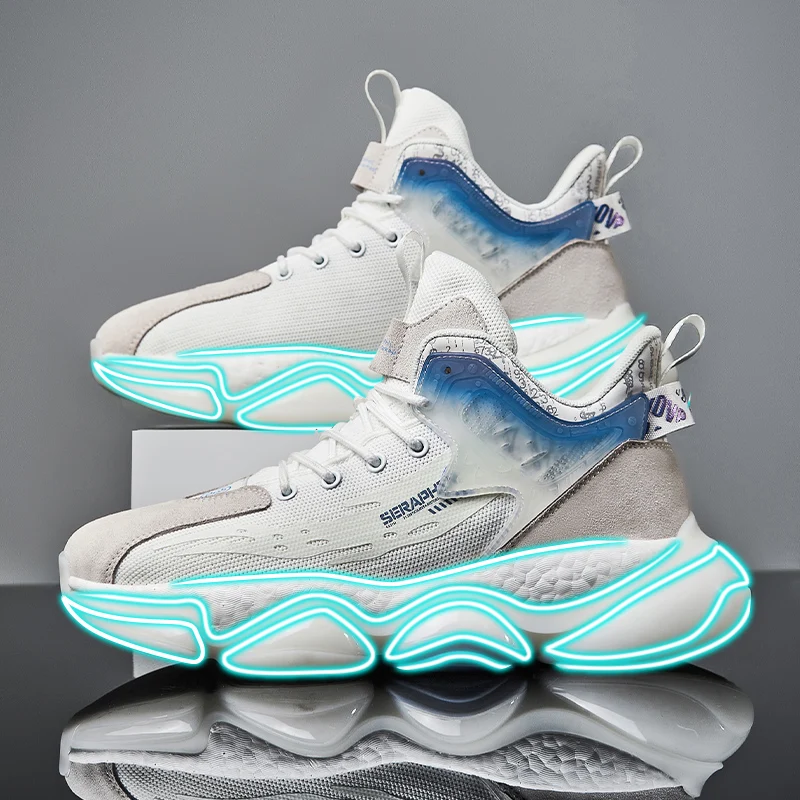 

2022 Spring Street Style Comfortable Male Tennis Height Increasing Man Chunky Sneakers Men's Sport Casual Shoes for Men Footwear