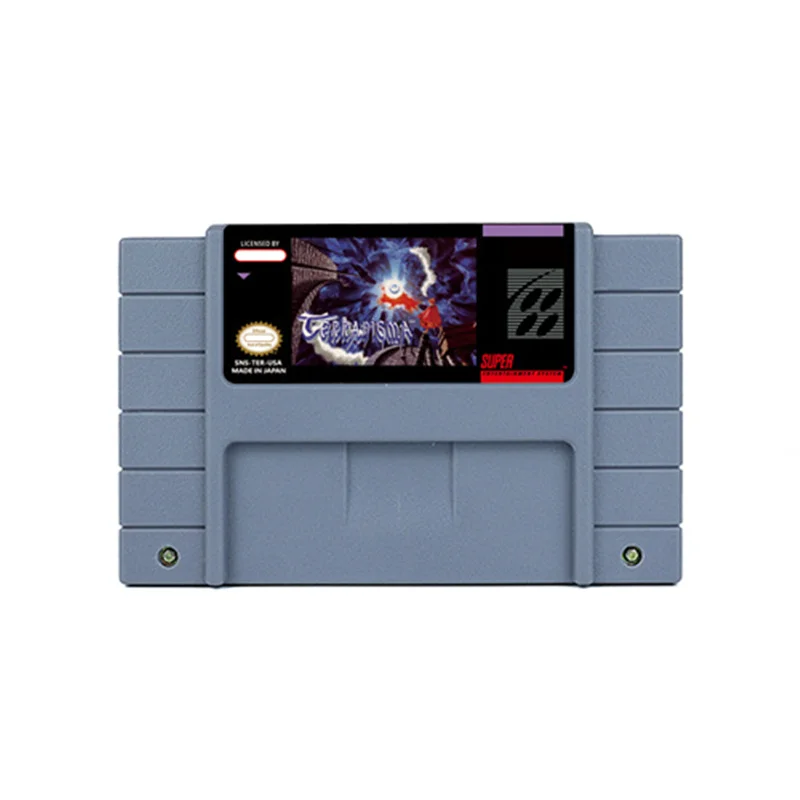 

Terranigma RPG Game for SNES EUR version 16 BitRetro Cart Children Gift