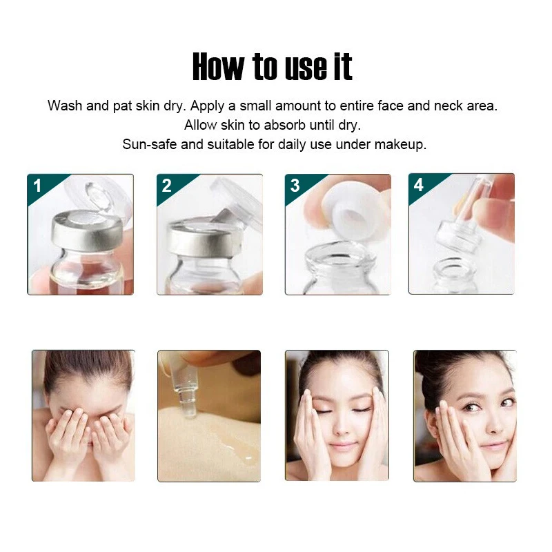 10 мл шесть сыворотка с пептидами жидкий коэнзим Q10 Гиалуроновая кислота и против